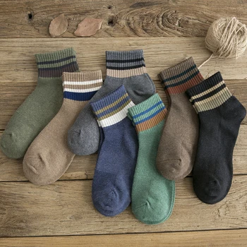 10 Párov/Veľa pánske Ponožky Muž Vysoko Kvalitný Priedušný Bavlna Krátke Ponožky Módne Prekladané Retro Štýl Bežné Sox Chlapec Multi-Farby
