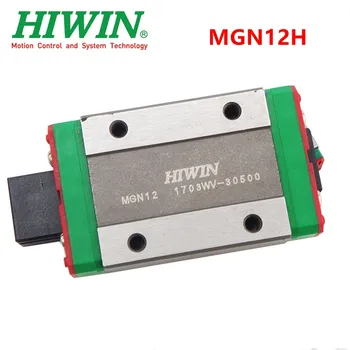 100% Pôvodnej značky Hiwin nové MGN12H Lineárne sprievodca blok prepravu ložisko pre MGN12 lineárne železničnej MGNR12 3D tlačiarne DIY cnc časti