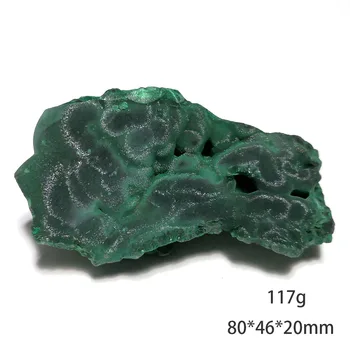 117 g C1-1E Prírodného Kameňa Malachit Minerálne sklo Vzor Domáce Dekorácie z Konga.