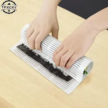 1pc DIY Sushi Navi Rohože Umývateľný Opakovane Sushi Roll Formy Mat DIY Japonské Jedlo Valcovanie Ryža Koľajových Maker Tortu Roll Pad 24 cm