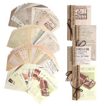 240 List Vintage Zápisník Papier Vintage Vzor Papiera Cestovných Denníkov Scrapbooking Plánovači DIY Album Papier