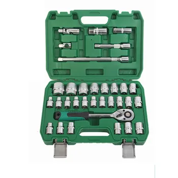 32-dielna zásuvky nastaviť nástroj kľúča spark plug nástroj kombinácia súbor auto opraviť auto tool box