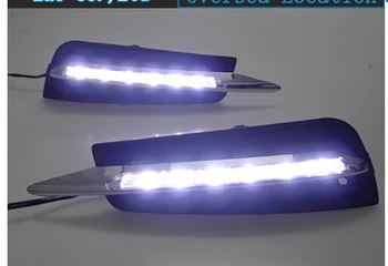 Auto Styling LED Denných prevádzkových Svetlo pre Chevrolet Cruze DRL na roky 2009-2013 sedan bez hmly lampa otvor, LED svetlá