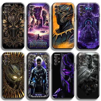 Avengers Black Panther Telefón puzdro Pre Samsung Galaxy A52 4G A52 5G Kvapaliny Kremíka Coque Shockproof Shell Kryt Carcasa Prípadoch
