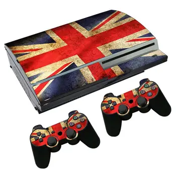 Britskej Vlajky na PS3 Fat pre PS3 Pokožky Samolepky pre Konzoly 2 Podložky radiče nálepky