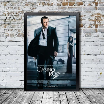 Casino Royale, Klasické James Bond Classic Filmový Plagát Art Print Byt Dekor Domov Nástenné Maľby (Bez Rámu)