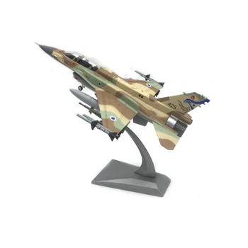 Diecast 1:72 Izraelské Letecké spoločnosti F-16I Búrky Simulácia Zliatiny Fighter Model Skončil Ploche Dekorácie Prázdninový Darček