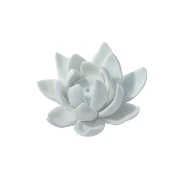 Jingdezhen ručne sneh lotus vôňa kadidla lopatku keramické kachle kadidlo vloženie zariadenie Buddha kadidlo