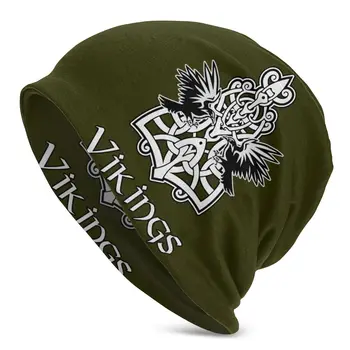 Kapoty Klobúky hip hop Dospelých Mužov Pletený Hat Vikingovia Runy Vikingovia čiapky Vintage Unisex R339 Skullies Čiapky Čiapky