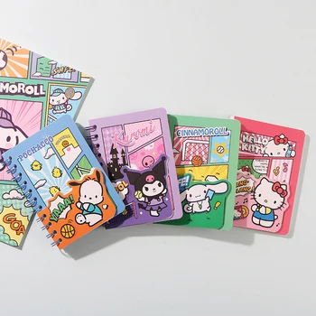 Kawaii Anime Hellokitty Cievka Notebook Sanrios Kuromi Cinnamoroll Pochacco Program Plánovač Poznámkový Blok, Písacie Potreby Kancelária Dodanie Darček