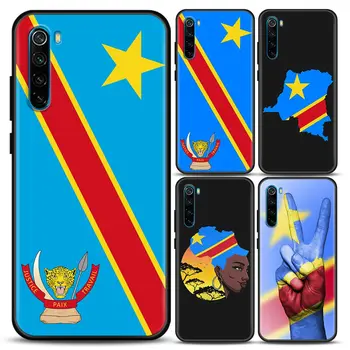 Konžská Demokratická Republika Vlajka Telefón Prípade Redmi 6 6A 7 7A Poznámka 7 Poznámka 8 8T Poznámka 9 S Pro 4G T Mäkké Silikónové