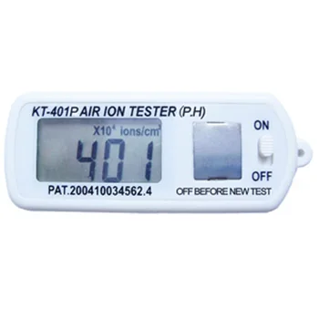 KT-401P Mini AIR Ion Tester ,Udržať max. čítanie na LCD;môže Použiť na testovanie s handrou a vzduchu aniónové generátor.