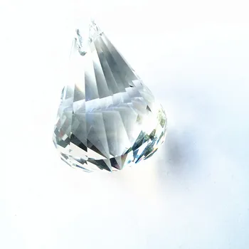 Kvalitný Transparentný Dia40x52mm K9 Crystal Diamond Tvar Luster Prism/ Crystal Opony Prívesky/ Krištáľový Luster Časti