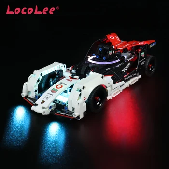 LocoLee Led Svetla Kit Pre 42137 Vzorec Pull-Back Pretekárske Auto Elektrické Zberateľskú Bloky (Nie Je Súčasťou Budovy Model)