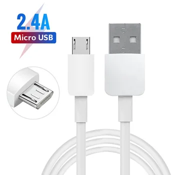 Micro USB Kábel 2.4 Nylon Rýchla Nabíjačka USB Typu C Dátový Kábel pre Samsung Xiao LG Android Micro USB Mobilný Telefón Káble