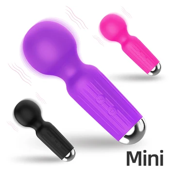 Mini AV Vibrátor Sexuálne Hračky pre Ženy, G Mieste Masér Silný Čarovná Palička Stimulátor Klitorisu vibračné Dildo Žena Sex Shop