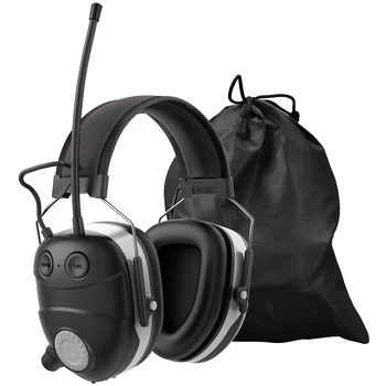 Mpow AM/FM Rádio, Chránič Sluchu, Bluetooth headset 3,5 mm káblové redukcie Šumu chrániče sluchu Mužov ucho hrdlo