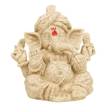 Ručné Ganeš Socha Hinduistický Boh Úspech Figúrka pre Šťastie Úspech Darček