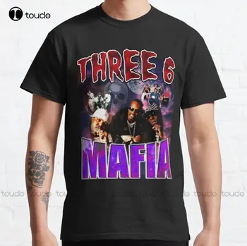 Sippin Na Niektoré Syzzurp Tri 6 Mafia Memphis Rap Hiphop Vintage Klasické T-Tričko Fashion Legrační Nové Xs-5Xl