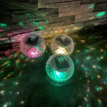 Solárne Poháňané Vodou Float Svetlo Bazén Vodotesný LED Magické Gule, Plávajúce Nočné Svetlo Vody Drift Lampy Záhradné Dekorácie