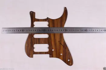 Strat ST Elektrická Gitara Pickguard HSH Štýl Masívneho dreva Poškriabaniu Plechu ručné # YM-40