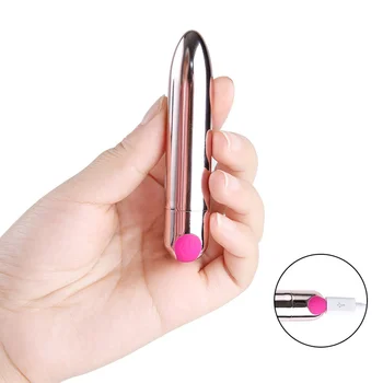 USB Mini Bullet Vibrátory Sexuálne Hračky pre Ženy, Mužov Silné Vibrácie G-spot Análny Pár Pošvy Masér Výkonné Vibračné Sex Nástroj