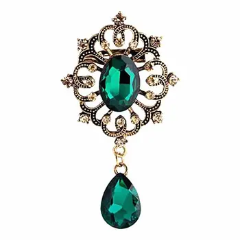 Vysoká Kvalita Waterdrop Nezávislá Drop Brošňa Vintage Štýlové Elegantné Ženy Oblečenie, Šperky Pin Svadobné Šperky