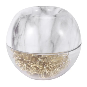 Zlato spiniek V Elegantnom Magnetické Marble White Clip Držiak, 28Mm, 100 Per Box Klipy