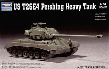 07287 1:72 T26E4 ťažký tank model Montáž modelu
