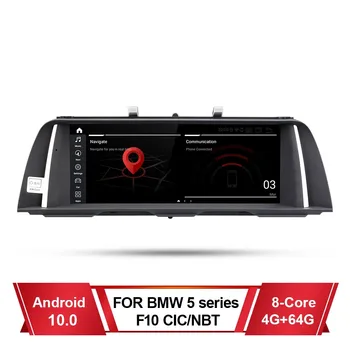 10.25 Palcový Android 10.0 Auto Multimediálny Prehrávač Stereo Autoradio Navigácie GPS 4G rokov 2011-2016 pre BMW 5 Series 520i F10 F11 CIC NBT