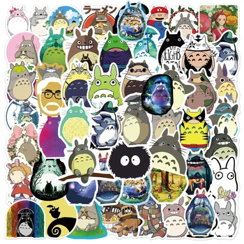 10/30/50PCS Kawaii Anime Hayao Miyazaki Totoro Graffiti Nálepky DIY Telefón, Auto, Notebook Batožiny Skateboard Dieťa Cartoon Nálepky Hračka