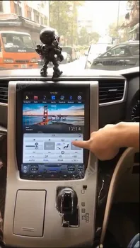 12.1 palce Auto TOYOTA Autoradio s GPS Navigácie Multimediálne DVD prehrávač TOYOTA Alphard AH20 2010-2014 Rádio Stereo Prehrávač
