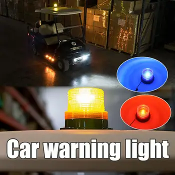 12-80V Automobilové Výstražné LED Svetlo Na Palube Magnetické Bezpečnostné Frekvencia Svetla Flash Parkovanie Výstražné Svetlo Strechy Núdzové E8R0