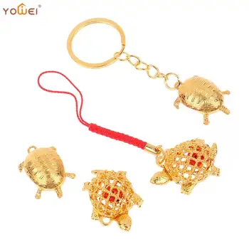 1Pcs Feng Shui Golden Turtle Peniaze, Šťastie, Bohatstvo Čínskeho ŠŤASTIE Mince Home Office Dekorácie Stola Ozdoby Darček