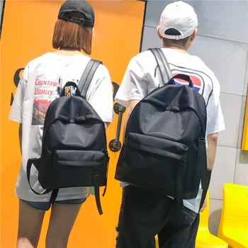 2019 new Street v pohode čierny batoh módne jednoduché college vietor študent dve veľkosti taška