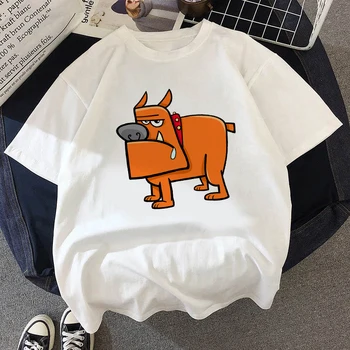 2020 NOVÉ Žien t-shirt kawaii psov ulice t-shirt módne karikatúra psa Harajuku grafické t-shirt krátkym rukávom ropa mujer