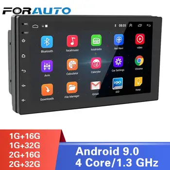 4 Jadro 1G/2G Android 9.0 Multimediálne Video Prehrávač, WIFI, Bluetooth Prehrávača Univerzálny Auto Stereo 2 Din autorádia GPS MAPY