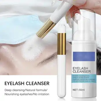 50ml Rias Rozšírenie Čistiaci Šampón, Pena Profesionálne Non Dráždi očné Viečka Lash Extension Foaming Cleanser