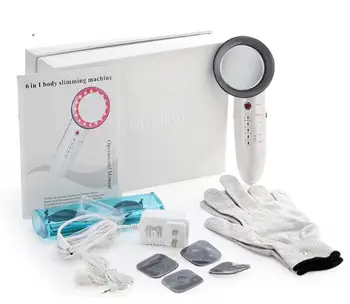 6 V 1 EMS Ultrazvukové Kavitácie LED Galvanic Ion Telo, prípravkov na Chudnutie, Stroj schudnúť Nástroj Desiatky Akupunktúra Proti Celulitíde Massag