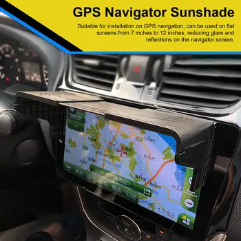 7 až 12 Palcový Auta GPS Navigácie slnečník Auto GPS Navigátor, Slnečník Univerzálny Auto GPS Anti-Glare Štít Slnečné Clony