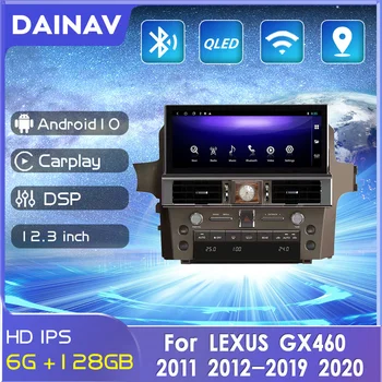 Android 10.0 autorádia pre LEXUS GX460 2011-2021 Multimediálny Prehrávač s 12,3-palcový Carplay GPS Navigácie Auto Audio Stereo Prijímač