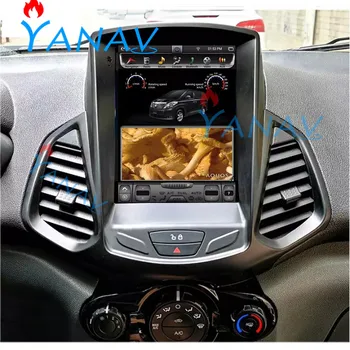 Android 10.4 palcový IPS obrazovka, vertikálne Auta GPS multimediálne rádio bt navigáciu prehrávač pre ford-ecosport 2018 Bluetooth Rádio, Stere