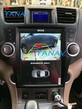 Android 2DIN autorádia audio GPS navigácie stereo prijímač Pre-Toyota Highlander na roky 2009-2013 auta video MP4 prehrávač Vertikálne Obrazovke