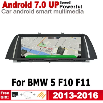 Android 7.0 AŽ IPS Auto Prehrávač Pre BMW 5 F10 F11 2013~2016 NBT Pôvodnom Štýle Autoradio s GPS Navigácie 2GB+16GB