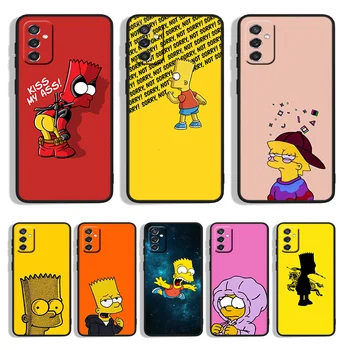 Anime Simpsonovci Cool Pre Samsung Poznámku 20 10 9 8 Ultra Plus lite M52 M22 M32 M62 M31S M21 M20 M10 M12 Black Telefón Prípade