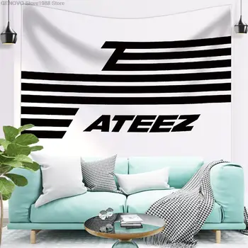 ATEEZ S FLAGGE tapisserie Prútik Hängen Wandteppiche für Wohnzimmer Schlafzimmer Dekor