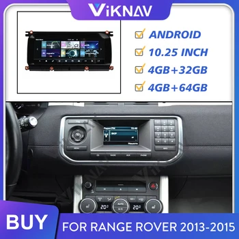 auto DVD multimediálny prehrávač rádio pre Range Rover 2013 2014 2015 auta GPS navigácie GPS stereo magnetofón 10.25 palec