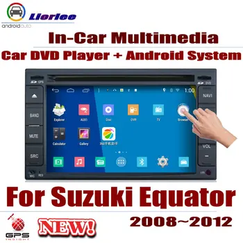 Auto DVD Prehrávač Pre Suzuki Rovníka 2008-2012 GPS Navigáciu, Android 8 Jadro A53 Procesor Rádio BT, SD, USB, AUX WIFI