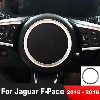 Auto Volant Panel Kryt Výbava Pre Jaguar F-TEMPO 2016 2017 2018 Uhlíkových Vlákien Dekorácie Interiérové Lišty Príslušenstvo