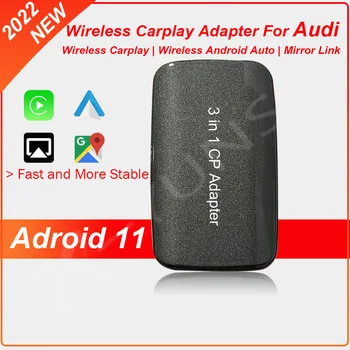 Bezdrôtové Carplay Adaptér Box Android Auto Dogle Android 11 Auto Play Mirrorlink Plug Play pre Audi A3 A4 A5 A6 A7 Q2 Q7 R8 TT Q5